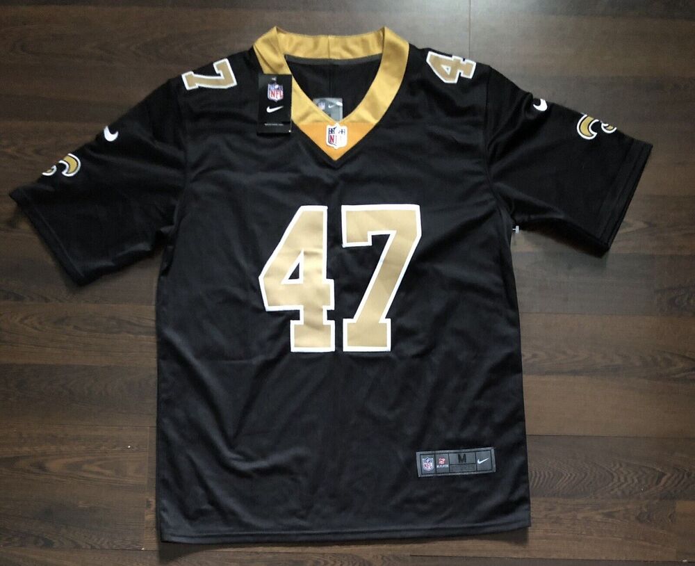 Nike On Field New Orleans Saints Alex Anzalone Game Jersey Men’s Size Medium